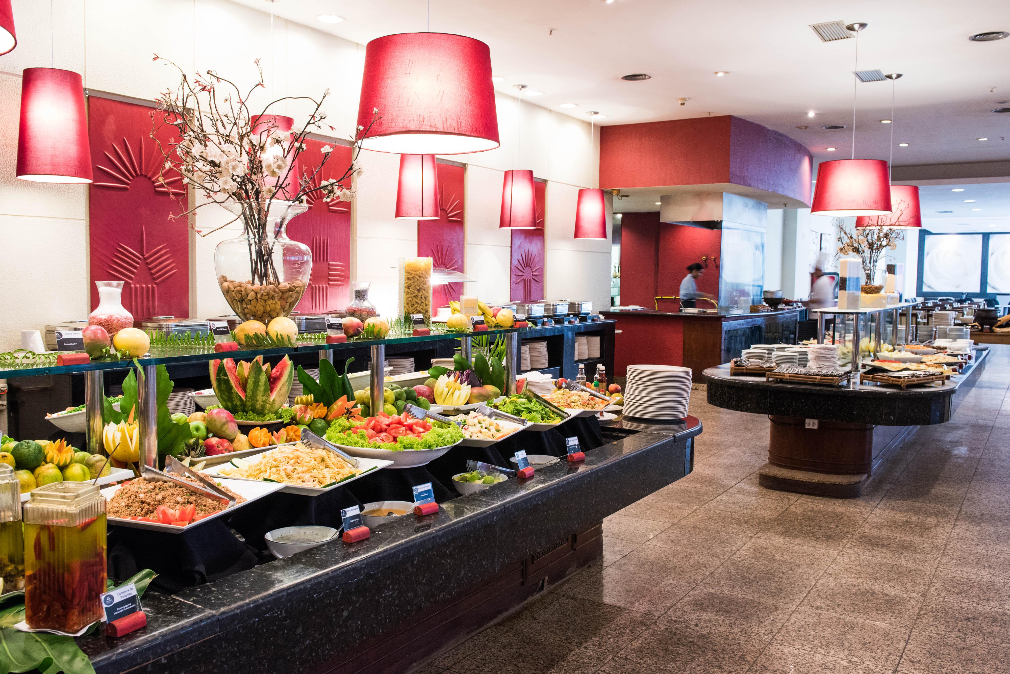Vila Gale Eco Resort Angra Άνγκρα Ντος Ρέις Εξωτερικό φωτογραφία A buffet at a hotel